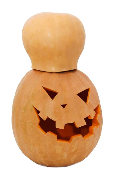 Halloween pumpkin with hat — Stock Photo, Image