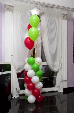 Festively dekore edilmiş Restoran iç