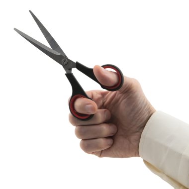 makas tutan adamın el