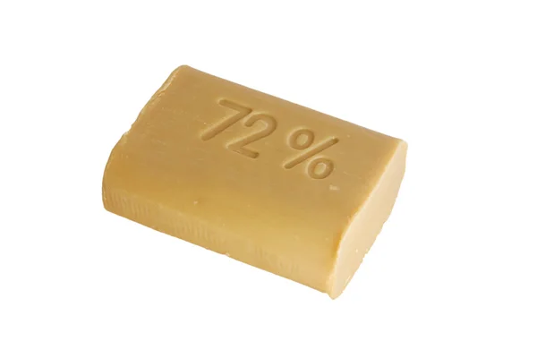 Household soap isolated on white background — Stock Photo, Image