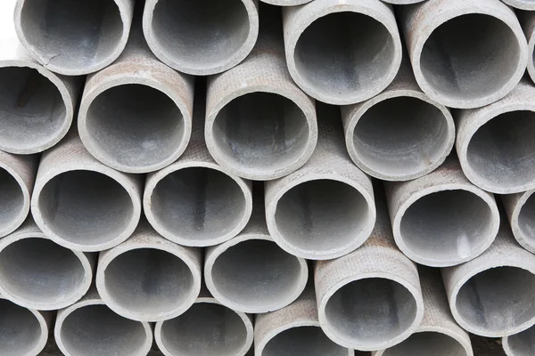 Pilha de tubos de cimento Fotos De Bancos De Imagens
