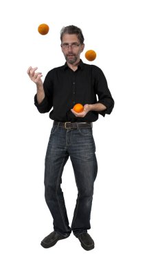 portakal adam juggles