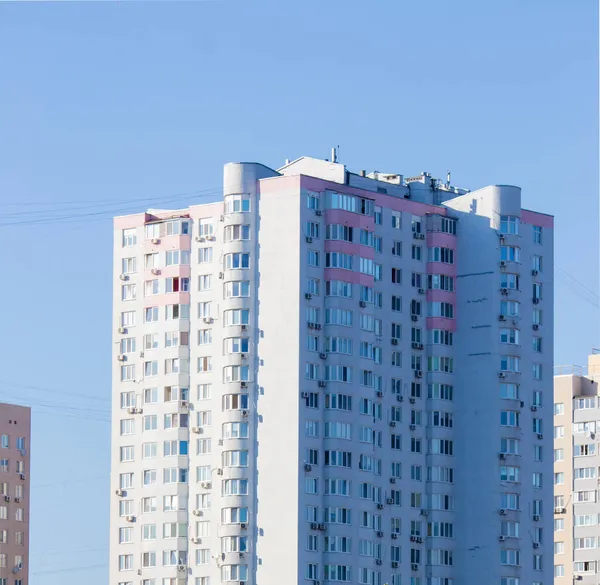 Budynki Mieszkalne Wieżowców Kijowie — Zdjęcie stockowe