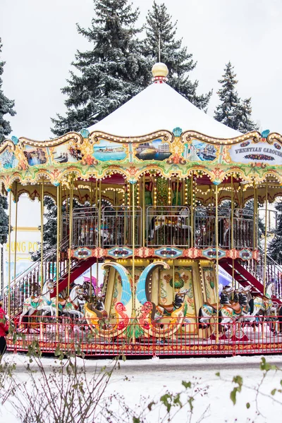 Marché Noël Kiev Parc Des Expositions — Photo
