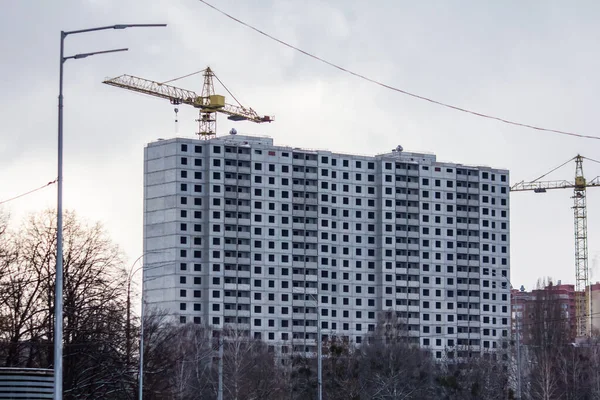 Високі Житлові Будинки Києві Голозевському Районі — стокове фото