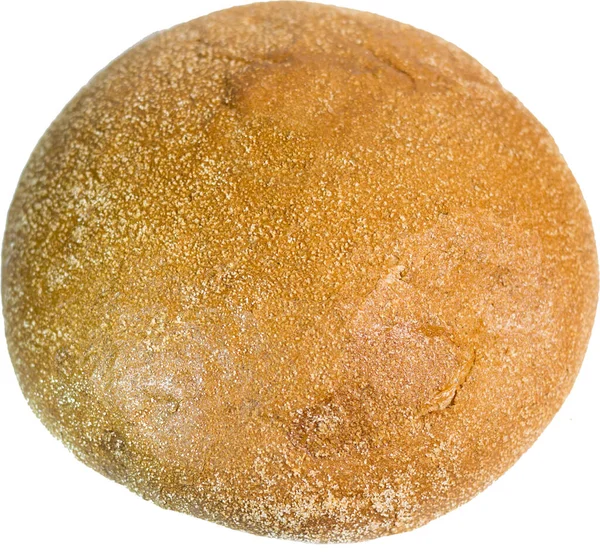 白面包一种白色背景上的重要面包 — 图库照片