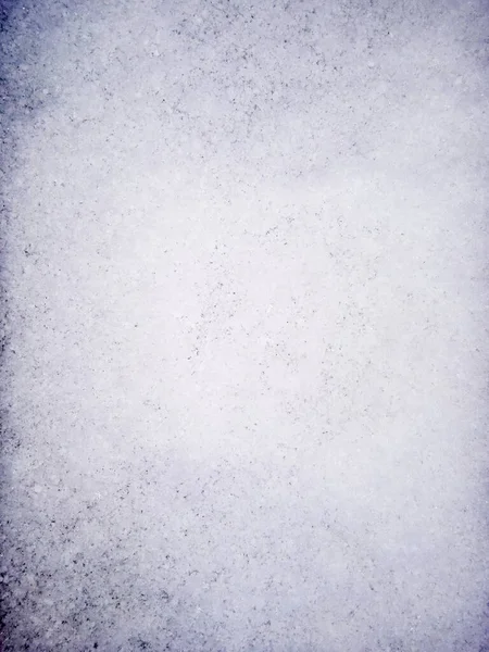 Země Pokryta Sněhem Povrch Zblízka — Stock fotografie