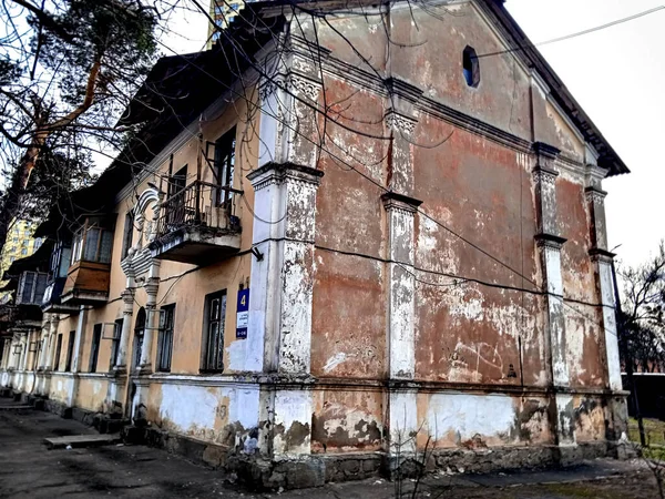 Старые Советские Дома Киеве Дарнице — стоковое фото
