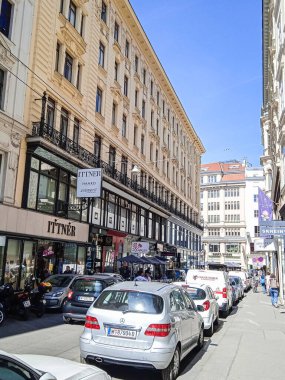 2022 baharında Viyana 'nın eski sokakları