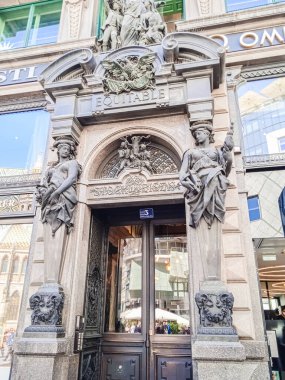 2022 baharında Viyana 'nın eski sokakları