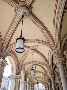 2022 baharında Viyana 'nın eski sokakları