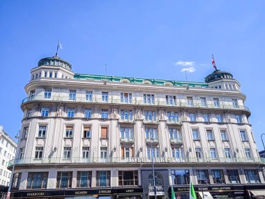 2022 baharında Viyana 'nın eski sokakları