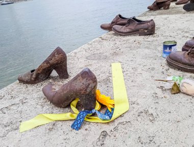 Shoes on the Danube. Memorial in Budapest in memory of the victims of Nazism