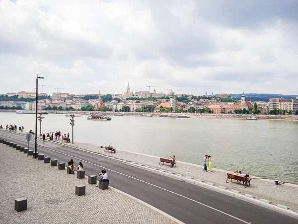 Danube Embankment Hungary Budapest —  Fotos de Stock