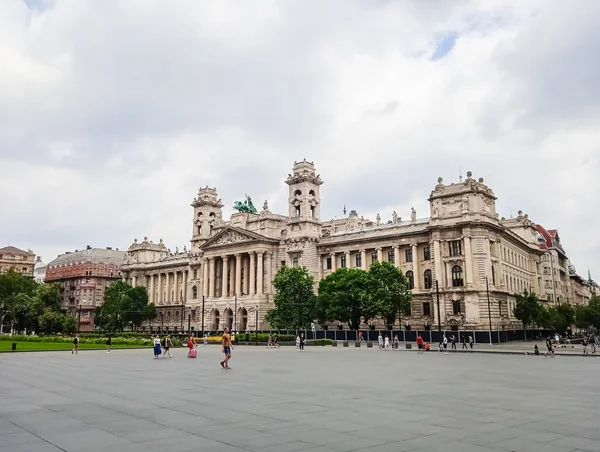 Muzeum Etnograficzne Budapeszcie Zabytkowy Budynek Węgrzech — Zdjęcie stockowe