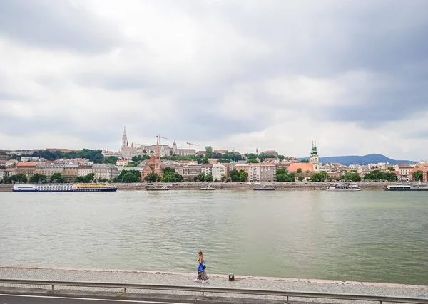 Danube Embankment Hungary Budapest —  Fotos de Stock