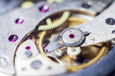 Mekanik saat mekanizması kapat