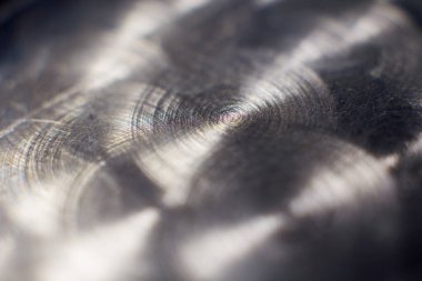 Zımparalanmış metal yüzey yakın çekim