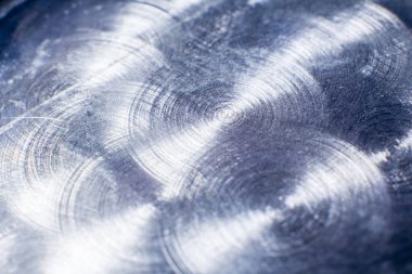 Zımparalanmış metal yüzey yakın çekim