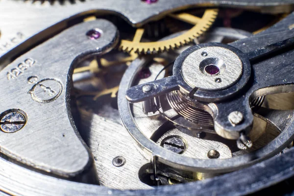 Mechanical Watch Mechanism Close — Photo