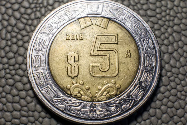 Mexican Dollar Coin 2018 — 스톡 사진