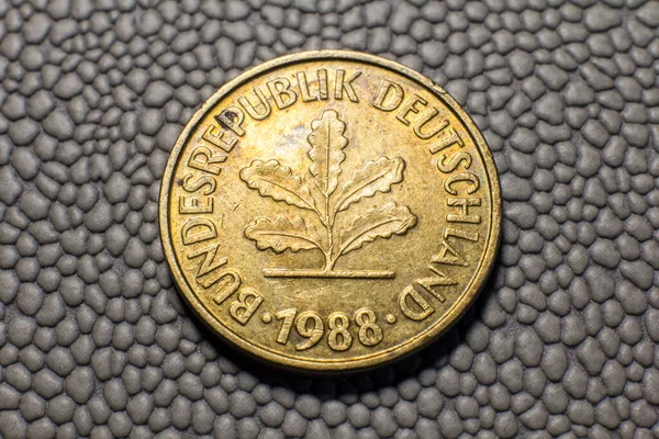 Pfennig Coin Close — Stock Photo, Image