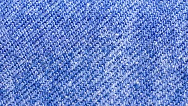 Surface Texture Denim Fabric Close — Video