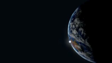 uzaydan Dünya'sunrise