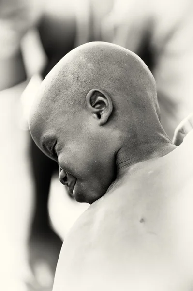 A shy boy from Ghana — Stock Photo, Image