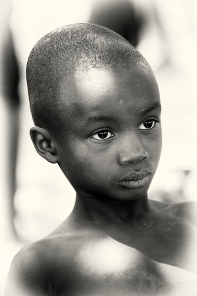 Kleiner Junge aus ghana — Stockfoto