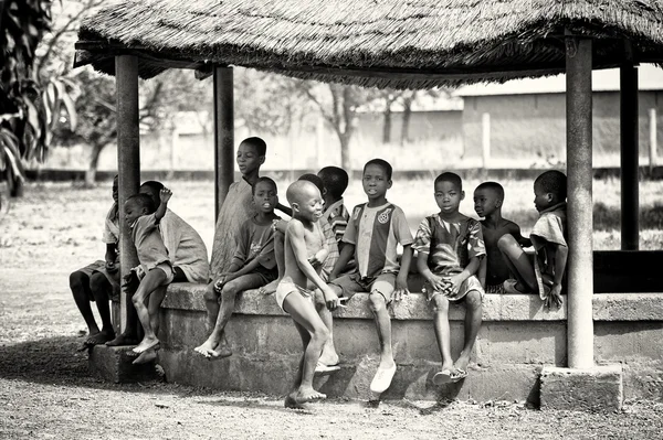 Un groupe d'enfants ghanéens — Photo