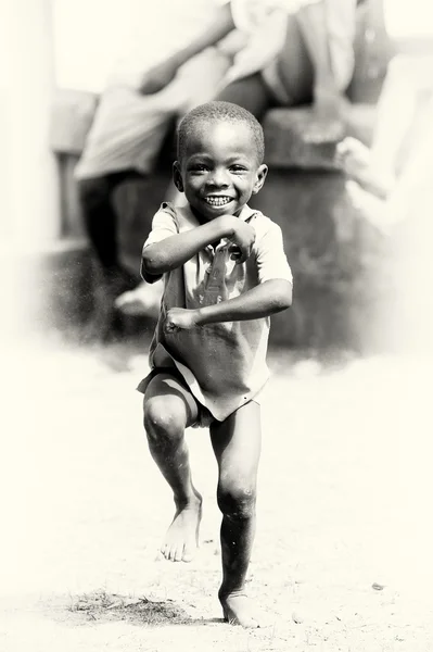 Little happy Ghanaian boy — Stock Photo, Image