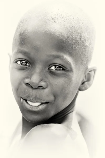 Ragazzo sorridente dal Ghana — Foto Stock