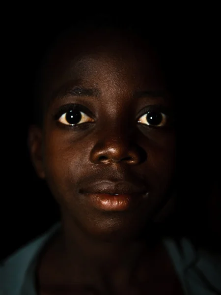 Eyes of the girl from Togo — Stock Photo, Image