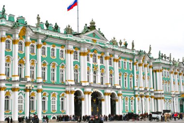 saint Petersburg'daki Hermitage Kış Sarayı