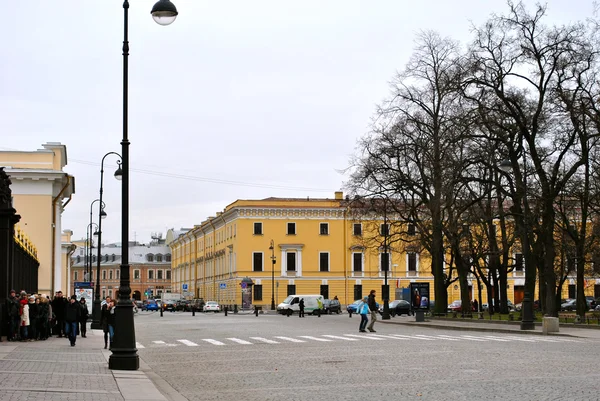 Old Russian roads of Saint Petersburg — Stock Photo, Image