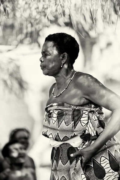 Lady from Togo in a dress — Stock Photo, Image