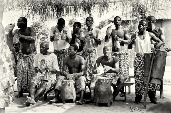 Gruppe von Musikern aus Togo — Stockfoto