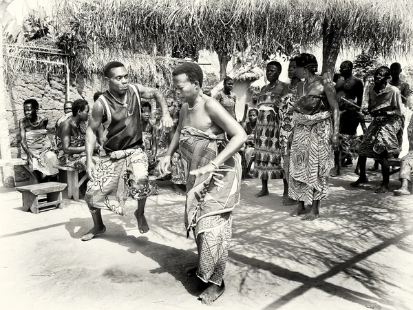 Rare dance from Togo — Stock Photo, Image