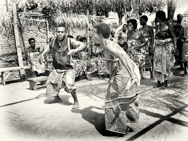 Rare dance from Togo — Stock Photo, Image