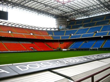 Stadyumu san siro ya da giuseppe meazza Milano, İtalya.
