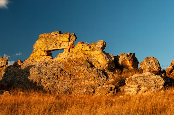 Mountain of Madagascar on the blue sky — Stock Photo, Image