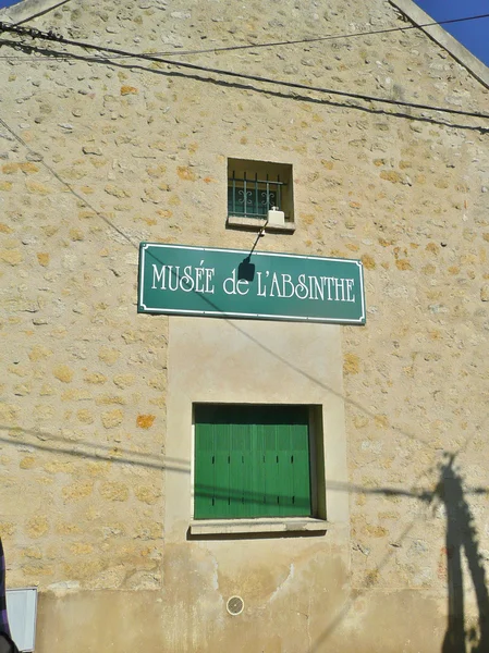 Museu do absinto em Auvers-sur-Oise, França — Fotografia de Stock