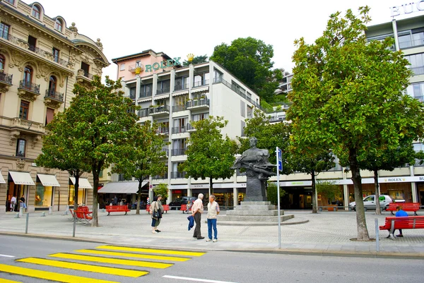 Città di Lugano, Svizzera — Foto Stock