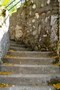 eski kirli merdiven