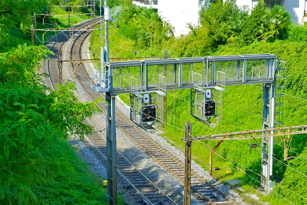 Caminhos-de-ferro do ar — Fotografia de Stock