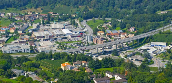 Suiza desde el aire — Foto de Stock