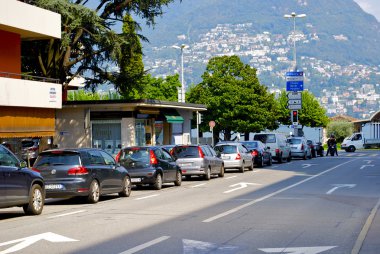 Row of cars