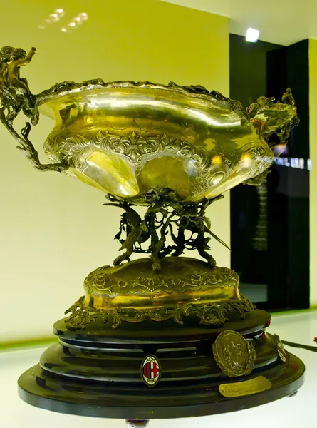 Cup won by AC Milan at the AC Milan Museum — Stock Photo, Image