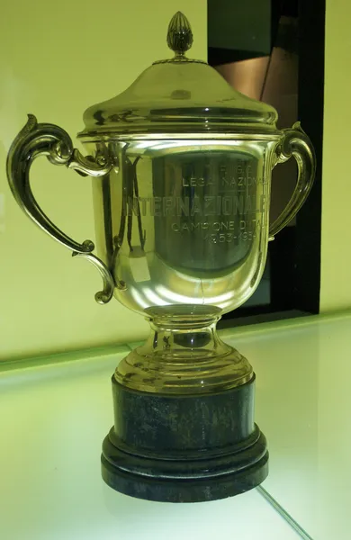 Italian League Cup won by Inter Milan at the Inter Museum